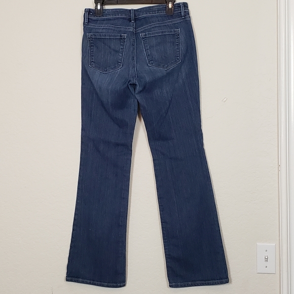 Loft Original Boot Cut Dark Wash with Whiskering size 6 - Picture 3 of 6